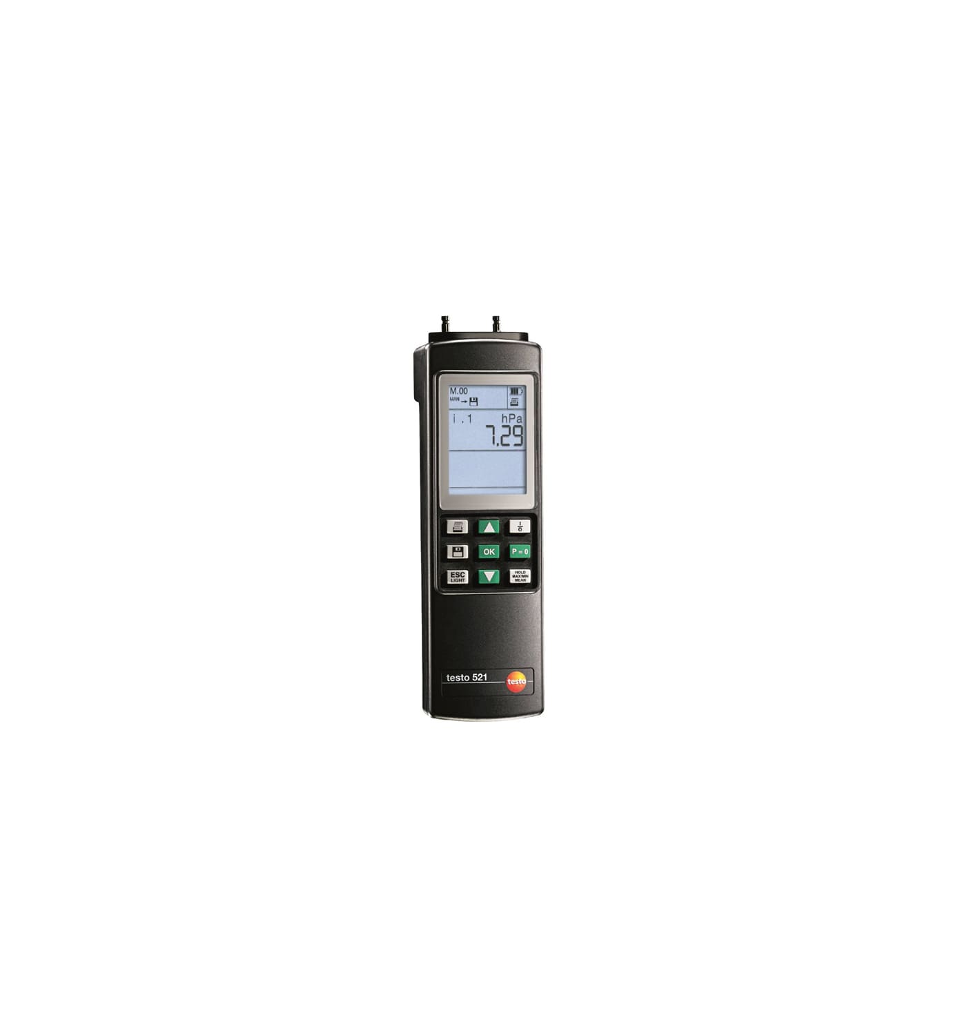 testo 521-2 - differential pressure measuring instrument (0.1 % of f.v.)